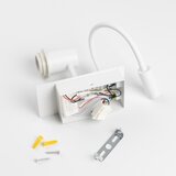  Brilagi - LED zidna lampa NUBILA 1xE27/25W/230V + LED/3W bela/crvena | Eponuda.com