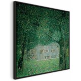  Slika - Gustav Klimt – Oberösterreichisches Bauernhaus 40x40 U crnom drvenom okviru | shoptok.hr
