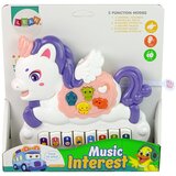  Interactive Piano Unicorn Sound Animals Vehicle Sounds Melodies White | shoptok.hr