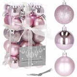  Kuglice za Božićno Drvce 3 cm 30 kom. Roze | shoptok.hr