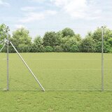 vidaXL šesterokotna ograja 1.6x10 m pocinčano jeklo | Shoptok.si