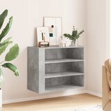  Zidni ormarić boja betona 75 x 35 x 60 cm od konstruiranog drva | Eponuda.com