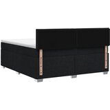  Boxspring krevet s madracem Crna 140 x 190 cm Tkanina | shoptok.hr