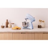 Smeg SMF05PBEU Kuhinjski robot s plavom pastelnom bojom u retro stilu 50-ih, W, 1000 4,8 L posuda za miješanje i pribor | shoptok.hr