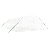  Staklenik s čeličnim okvirom bijeli 60 m² 10 x 6 x 2,85 m | shoptok.hr