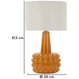 Mauro Ferretti Senf žuta/bijela stolna lampa keramička s tekstilnim sjenilom (visina 51,5 cm) Gress – | shoptok.hr