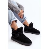 Boto Women's suede snow boots with cutouts black Eraclio | shoptok.hr