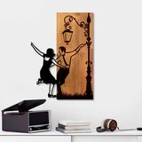 Wallity zidna dekoracija la la land, 42 x 58 x 3 cm, smeđa | ePonuda.com