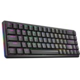  Tastatura gaming RAMPAGE REBEL black, Mechanical, Low Profile, red switch, US Layout, Rainbow | Eponuda.ba