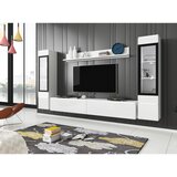 P & B Dnevni Regal Vera, Bela, Visoki Sijaj, 4-Delno, Led | Shoptok.si