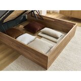 Bobochic Paris Zelena oblazinjena oblazinjena/iz iverne plošče zakonska postelja s prostorom za shranjevanje z letvenim dnom 160x200 cm Kumo – | Shoptok.si