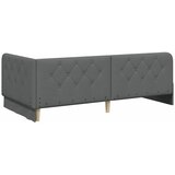  Kutni okvir kreveta Tamno siva 90 x 200 cm tkanina | shoptok.hr