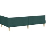 vidaXL Kutni okvir kreveta Ostalo s uzglavljem Tamnozelena 80 x 200 cm | shoptok.hr
