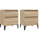 Maison Chic Dvo delni komplet Nočne omarice - Nočne mize Sonoma hrast 40x35x50 cm, (21688826) Cene