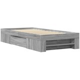  Okvir za krevet boja hrasta 100x200 cm od konstruiranog drva | shoptok.hr