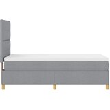  s opruga kutije Svijetlo siva 90 x 190 cm tkanina | shoptok.hr