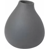 Blomus Temno siva porcelanasta vaza (višina 17 cm) Nona –