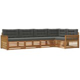 vidaXL Zunanja garnitura za sedenje 5 pcs Naravna in antracitna, (5000279882) | Shoptok.si