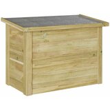  Kutija za spremanje s pohranom Prirodna 80 x 44,5 x 57,5 cm | shoptok.hr