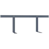  Naslon za sofu od paleta svjetlosivi 110 cm željezni | shoptok.hr