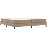  Postelja z vzmetnico Kapučino 200 x 200 cm Umetna koža, (5000075345) | Shoptok.si