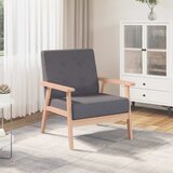  Fotelja od tkanine tamnosiva | shoptok.hr