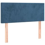  Posteljno vzglavje temno modro 80x5x78/88 cm žamet | Shoptok.si