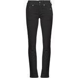 G-star Raw Jeans straight MIDGE SLIM STRAIGHT Črna Cene