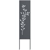 vidaXL Zaslon za zasebnost v vrtu Antracit 32 x 140 cm Mnogi jeklo, (5000249964) | Shoptok.si