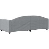 vidaXL Dnevni krevet svjetlosivi 90 x 200 cm od tkanine | shoptok.hr