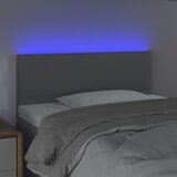  LED uzglavlje svjetlosivo 100x5x78/88 cm od tkanine | shoptok.hr
