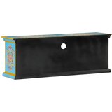 TV ormarić plavi 110 x 30 x 40 cm od masivnog drva manga | shoptok.hr