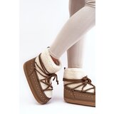 Boto Women's Padded Snow Boots Brown Rohes | Shoptok.si