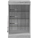  Komoda s LED svjetlima boja sivog hrasta 41 x 37 x 67 cm Siva | shoptok.hr