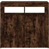  Komoda s LED svjetlima boja dimljenog hrasta 80 x 35 x 75 cm | shoptok.hr