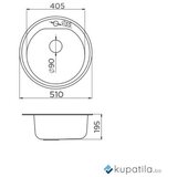  Sudoper bijeli granitni Xgranit Metalac | Eponuda.ba