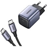 Ugreen Nexode 30W USB C Polnilnik GaN II s priloženim USB-C 60W 1M kablom | Shoptok.si
