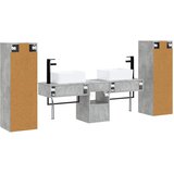  Set namještaja za kupaonicu 5 kom. Betonska siva 33 x 34,5 x 160 cm | Shoptok.si