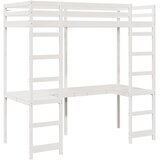 Krevet na kat Bijelo 75 x 190 cm Čvrsto borovo drvo | shoptok.hr