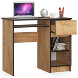 AKORD Piksel Računalniška Miza, Desna Izvedba, Hrast Craft, (5000332986) | Shoptok.si