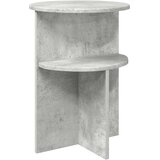 vidaXL Bocni stol Betonska siva Ø 39 5 x 55 cm Konstruirano drvo - Betonska siva Cijene