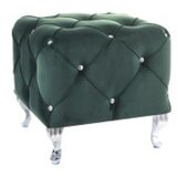  Tabure za sjedenje - HESTIA K - Baršunasta tkanina - zelena | shoptok.hr
