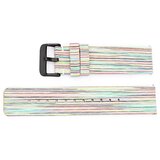 INF Mavrični platneni pašček za uro s črno zaponko 16 mm, (22131755) | Shoptok.si