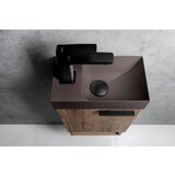 Sapho Temno rjav betonski umivalnik za WC 31x17 cm Piccolino – | Shoptok.si