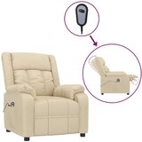  Električni naslanjač krem tkanina, (20928875) | Shoptok.si