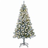  Umjetno božićno drvce s nogom 120 cm 150 LED lampica | shoptok.hr
