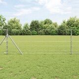 vidaXL Ograda za polje 0.8x25 m Pocinčani čelik | shoptok.hr