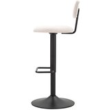 Mauro Ferretti Bijela/crna barska stolica podesive visine (visine sjedala 61 cm) Tina – | shoptok.hr
