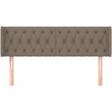  Uzglavlje s ušima smeđesivo 163x16x78/88 cm od tkanine | shoptok.hr