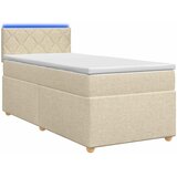 Boxspring krevet s madracem Krem 90 x 190 cm Tkanina Krema 90 x 190 x 100.5 cm | Shoptok.si